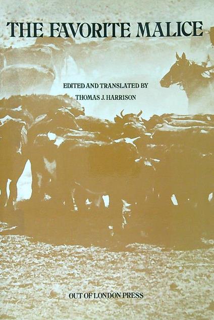 The favorite malice - Thomas J. Harrison - copertina