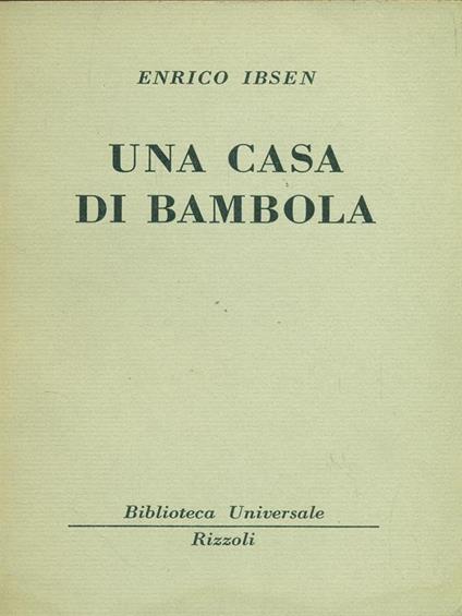 Una casa di bambola - Enrico Ibsen - copertina