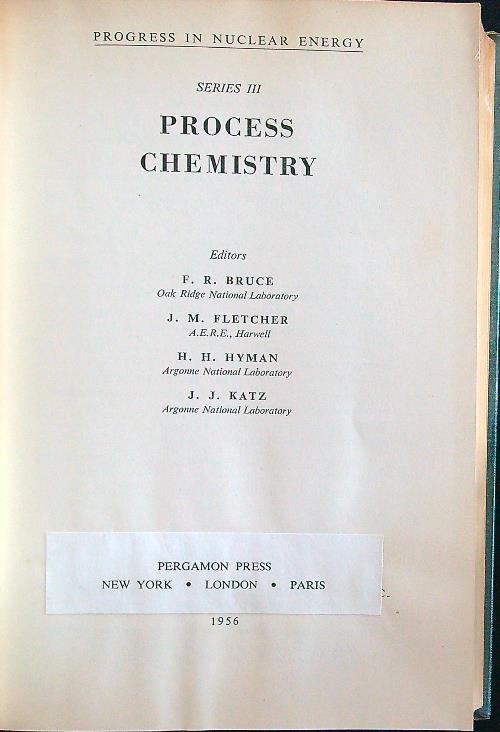 Process chemistry