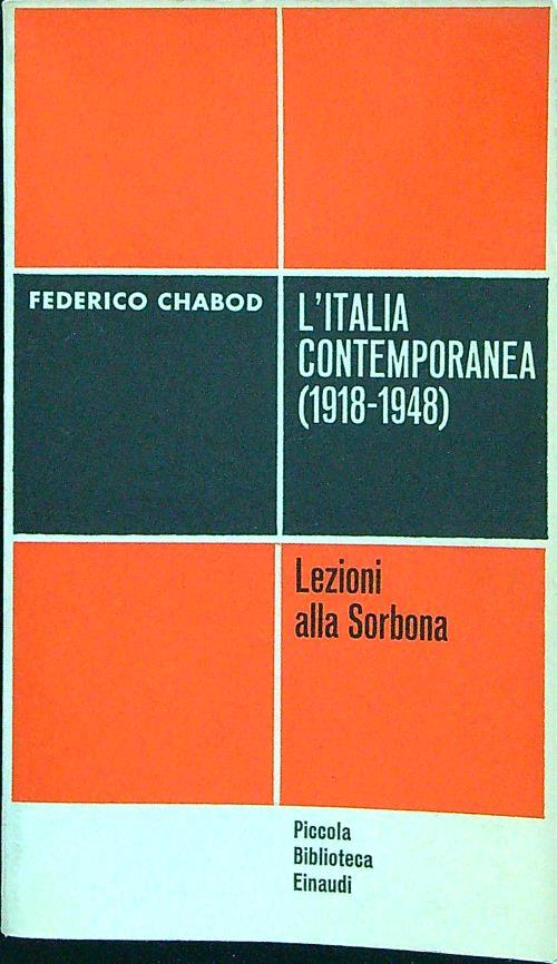L' Italia contemporanea 1918 1948