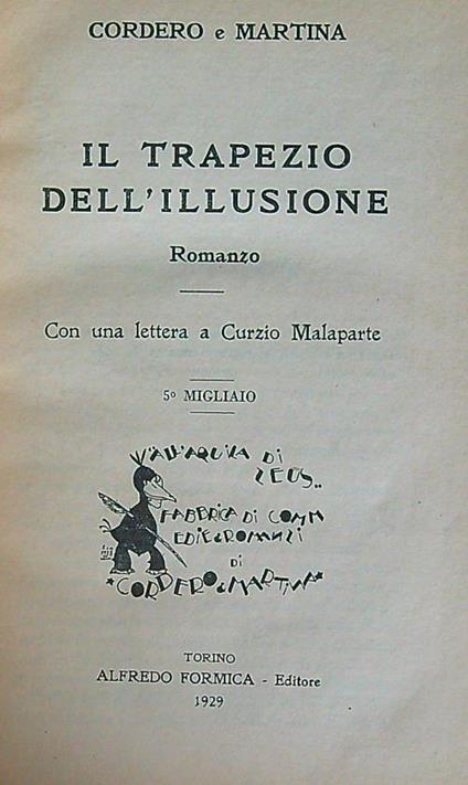 Il trapezio dell'illusione - copertina