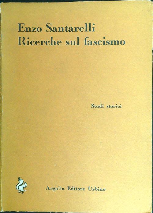 Ricerche sul fascismo
