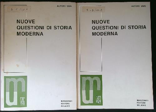 Nuove questioni di storia moderna 2 vv.