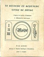 Le sixieme et septieme livre de Moise