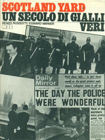 Scotland Yard Un secolo di gialli veri - Rossotti - copertina