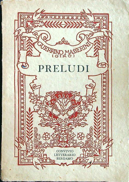 Preludi - Guerrino Masserini - copertina