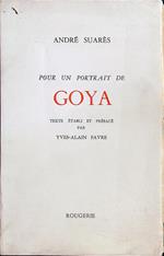 Pour un portrait de Goya