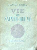Vie de Sainte-Beuve