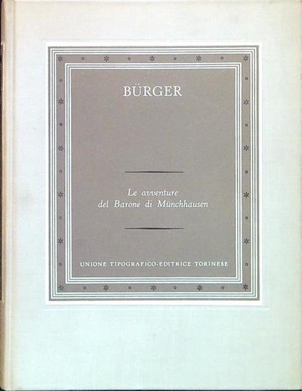Le avventure del Barone di Munchhausen - G. Burger - copertina