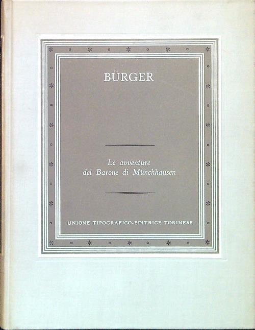 Le avventure del Barone di Munchhausen - G. Burger - copertina