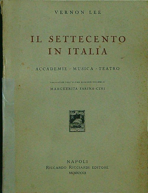 Il settecento in Italia
