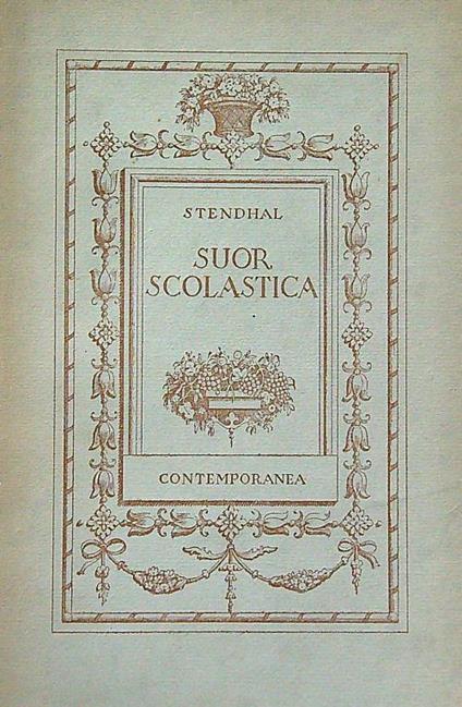 Suor scolastica - Stendhal - copertina