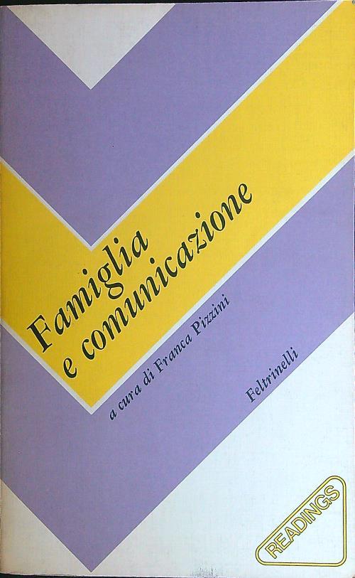 Famiglia e comunicazione - Franca Pizzini - copertina
