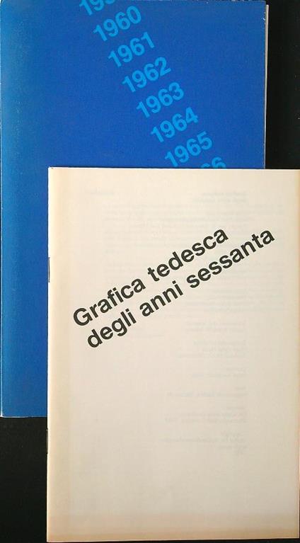 Grafica tedesca degli anni sessanta - copertina