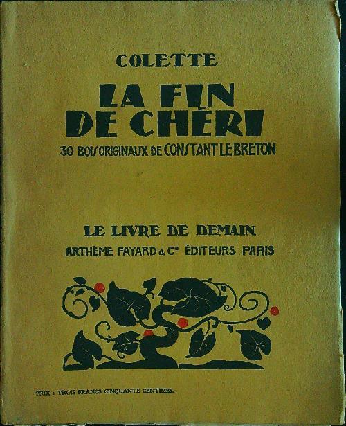La fin de cheri
