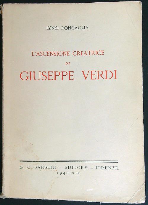 L' ascensione creatrice di Giuseppe Verdi