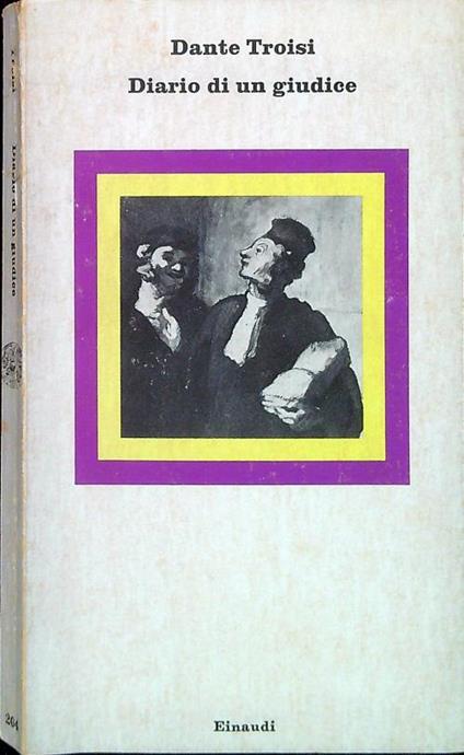 Diario di un giudice - Dante Troisi - copertina