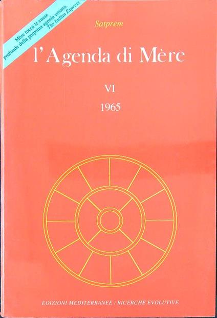 L' Agenda di Mere VI/1965 - Satprem - copertina