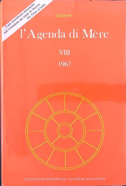 L' Agenda di Mere VIII/1967 - Satprem - copertina
