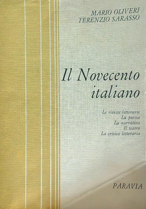 Il  Novecento italiano - Mario Oliveri - copertina