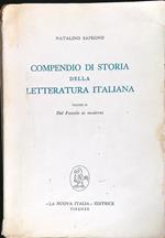 Compendio di storia della letteratura italiana vol. 3 Dal Foscolo ai moderni
