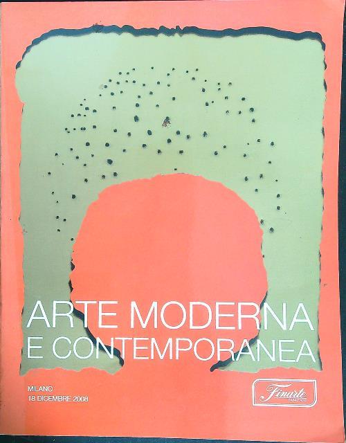 Asta 1432 arte moderna e contemopranea dicembre 2008 - copertina