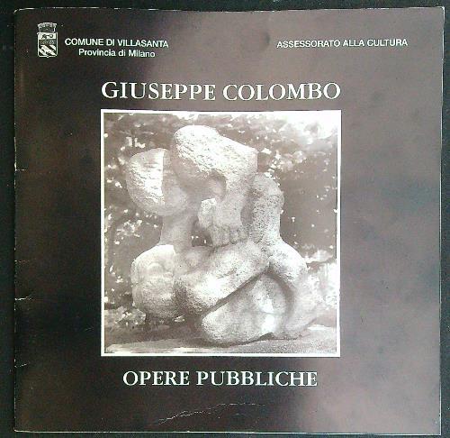 Giuseppe Colombo. Opere pubbliche