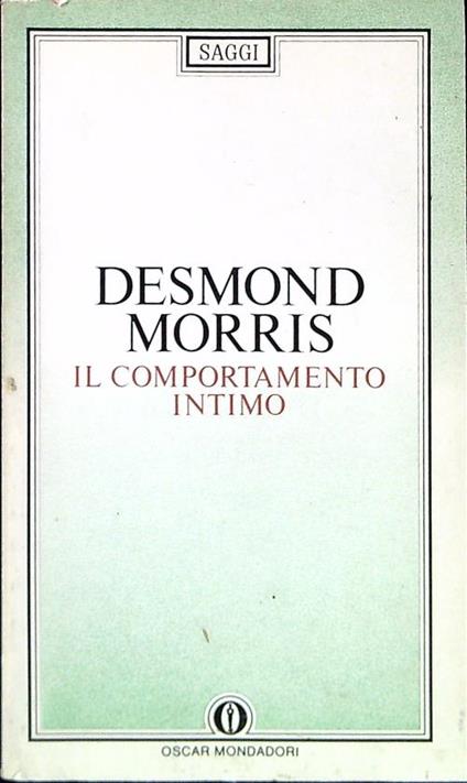 Il comportamento intimo - Desmond Morris - copertina