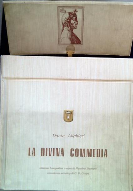 La divina commedia edizione fonografica - 18 dischi 33 giri - COFANETTO ROTTO - Natalino Sapegno - copertina