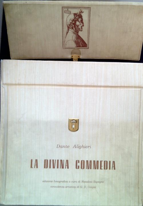 La divina commedia edizione fonografica - 18 dischi 33 giri - COFANETTO ROTTO - Natalino Sapegno - copertina