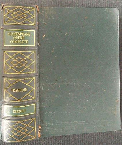 Opere complete vol. III. Tragedie - William Shakespeare - copertina