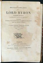 Oeuvres completes de Lord Byron tome I