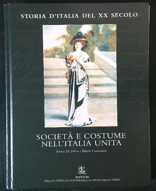 Società e costume nell'Italia unita - De Felice - copertina