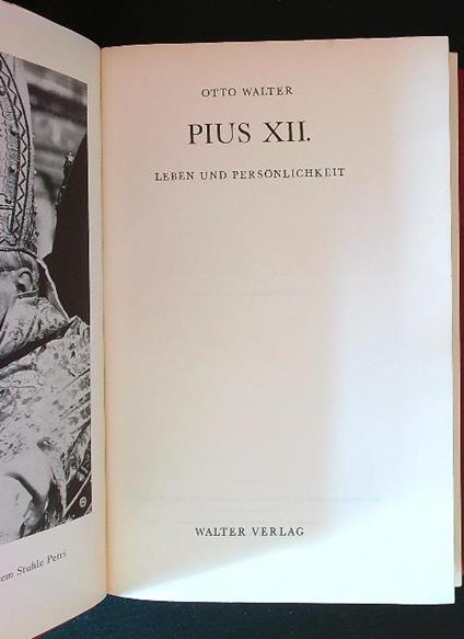 Pius XII - Otto Walter - copertina