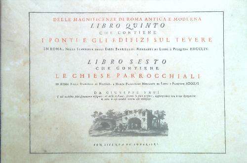 Delle magnificenze di Roma antica e moderna Libro V-VI