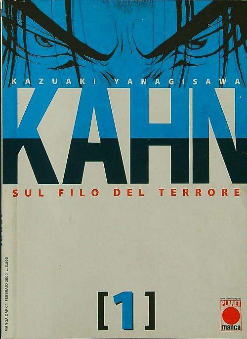 Kahn. Sul filo del terrore vol. 1 - Kazuaki Yanagisawa - copertina