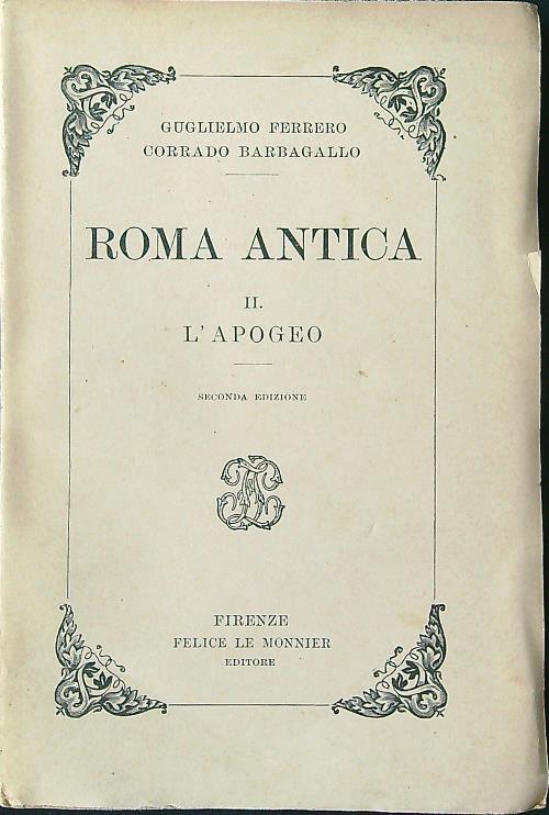 Roma antica vol. 2 - L'apogeo
