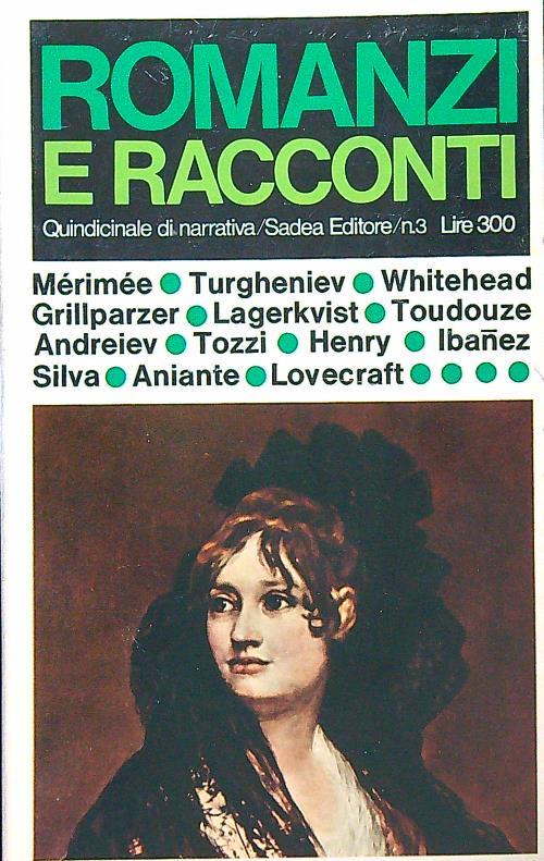 Romanzi e racconti 3