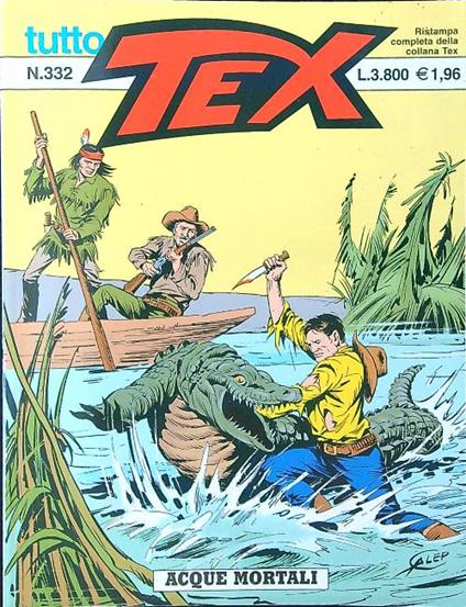 Tutto Tex n. 332 - Acque mortali - copertina