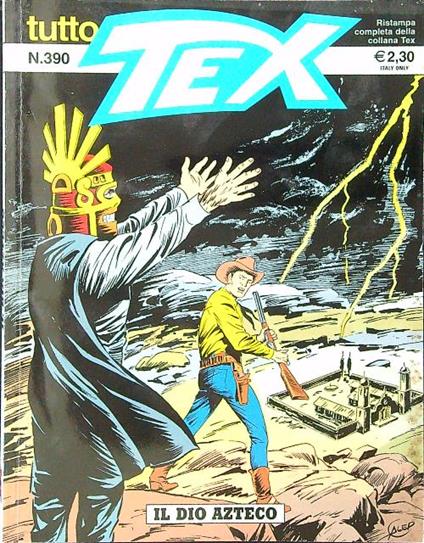 Tutto Tex n. 390 - Il Dio Azteco - copertina
