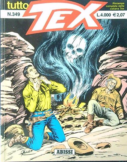 Tutto Tex n. 349 - Abissi - copertina