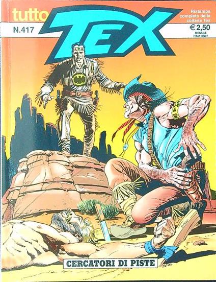 Tutto Tex n. 417 - Cercatori di piste - copertina