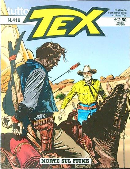 Tutto Tex n. 418 - Morte sul fiume - copertina