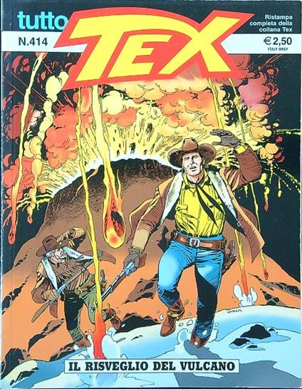 Tutto Tex n. 414 - Il risveglio del vulcano - copertina