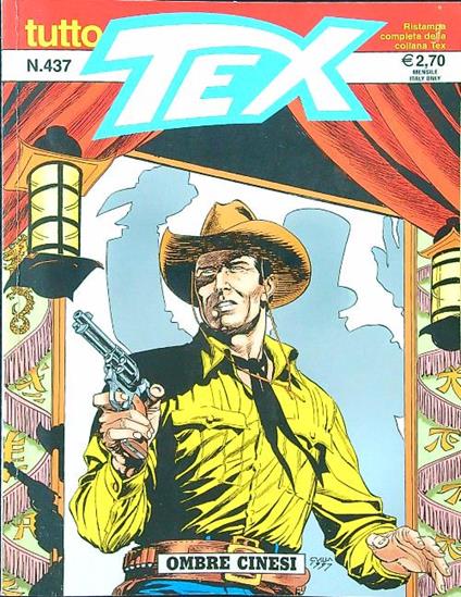 Tutto Tex n. 437 - Ombre cinesi - copertina