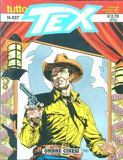 Tutto Tex n. 437 - Ombre cinesi - copertina
