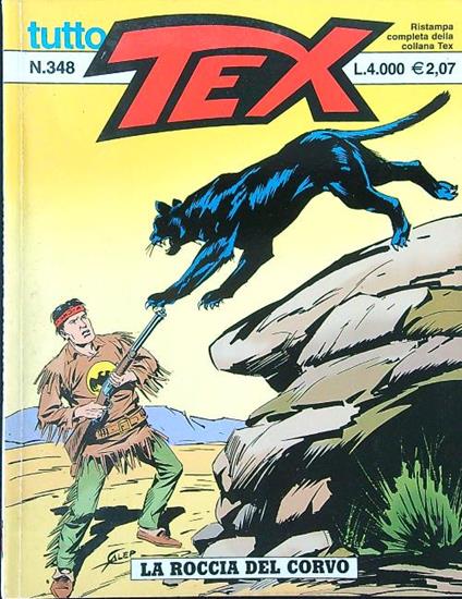 Tutto Tex n. 348 - La roccia del corvo - copertina