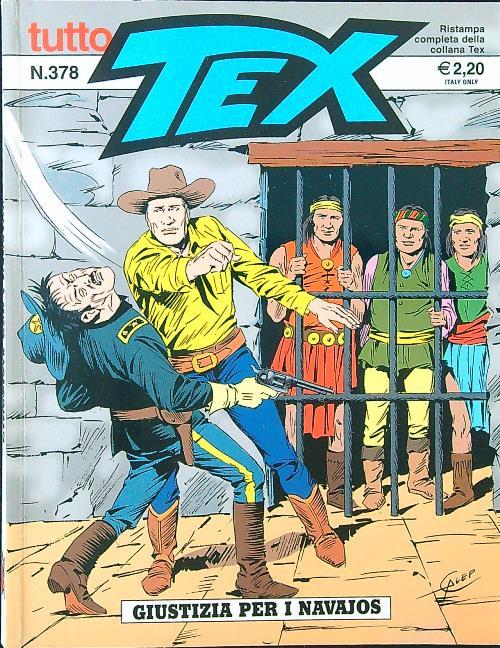 Tutto Tex n. 378 - Giustizia per i Navajos - copertina