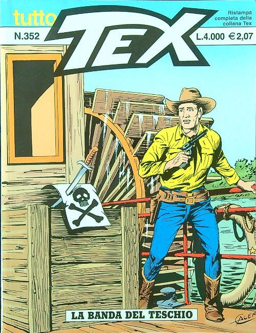 Tutto Tex n. 352 - La banda del teschio - copertina