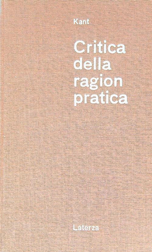Critica della ragion pratica - Emmanuel Kant - copertina